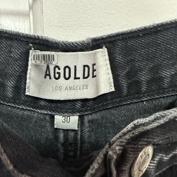 Agolde StellaDistressed Jean Shorts